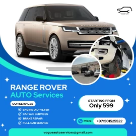 Range Rover and Lamborghini maintenance in Dubai