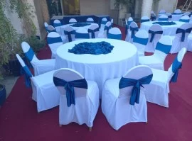 Chairs Tables Rental.  We are the Furniture Rental Company. Chairs Tables Rental and wedding furniture rental in all over the UAE. we have in rental stocks Banquet Chairs, Banquets Tables with All Colours Cover Available. Clear Acrylic Chivari Chair, Daup