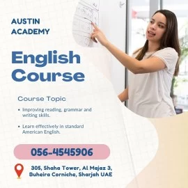 English Classes in Sharjah Call 0564545906