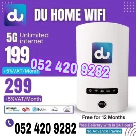 Du telecom Home WiFi providing. 