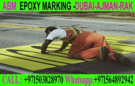 Road Marking Flooring in Ajman Dubai Rak +97150382