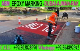 Road Marking Flooring in Ajman Dubai Rak +97150382