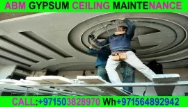 Gypsum ceiling contractor in Umm Al Quwain Dubai S