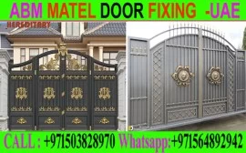 Aluminum Main Gate Fixing Contractor in Ajman , Du