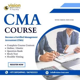 CMA Classes at Vision Institute. Call 0509249945