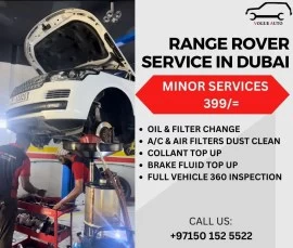 Range Rover Auto workshop in Al Quoz