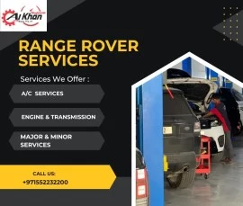 Range Rover Services Center in Sharjah